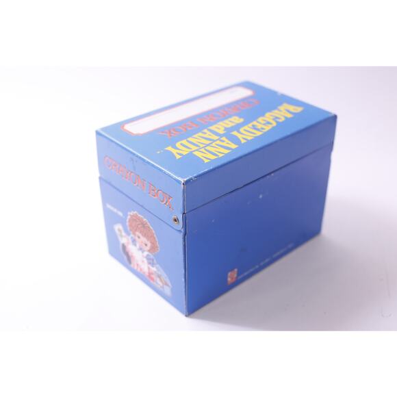 Raggedy Ann and Andy, Crayon Box, Craft, Container, Vintage, ~ 250605-WH 214 - Picture 2 of 6